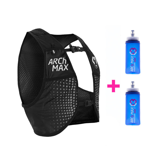 HV-2.5 Unisex Negro + 2 Hydraflask 300ml