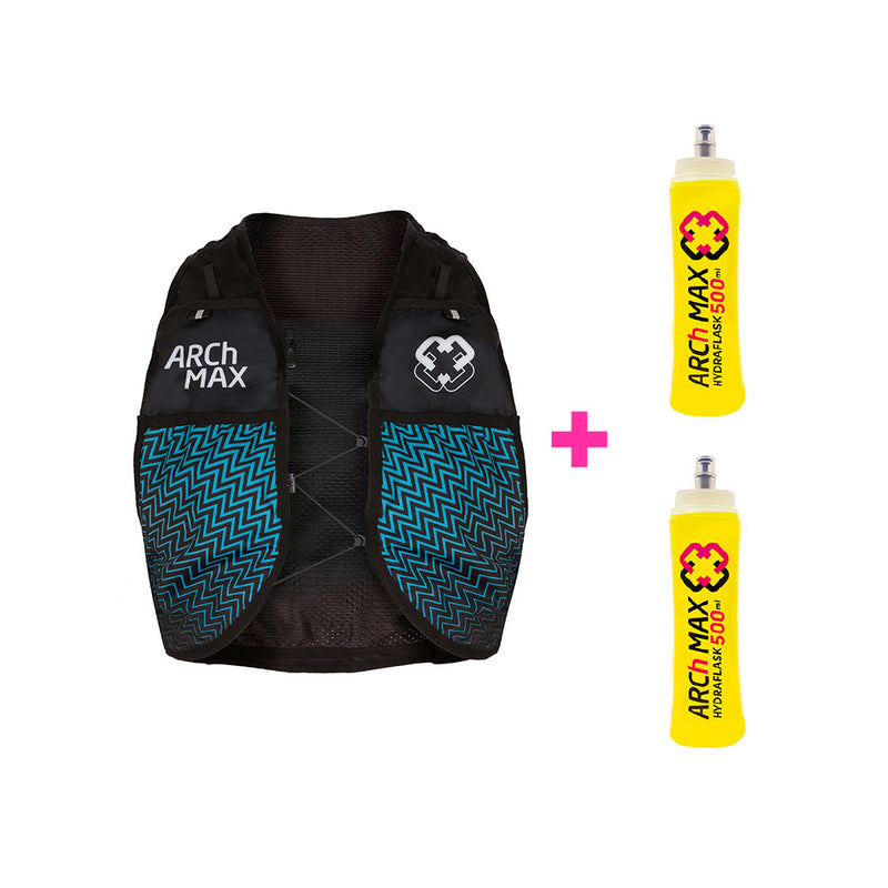 HV-6 Azul Unisex + 2 Hydraflask de 500ml
