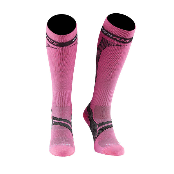 Chaussettes de sport roses à coupe longue ultralégères Ungravity