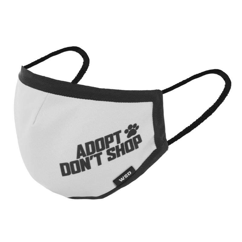 Eco Mask Adultos - Adopt Don't Shop - 50 Lavados - Spécification européenne CWA 17553:2020